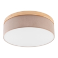 Brilagi - LED Stropna svjetiljka BELLADONNA 3xE27/15W/230V pr. 50 cm bež/bor