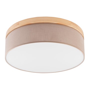 Brilagi - LED Stropna svjetiljka BELLADONNA 3xE27/15W/230V pr. 50 cm bež/bor
