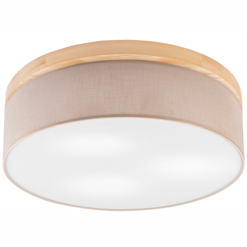 Brilagi - LED Stropna svjetiljka BELLADONNA 3xE27/15W/230V pr. 50 cm bež/bor