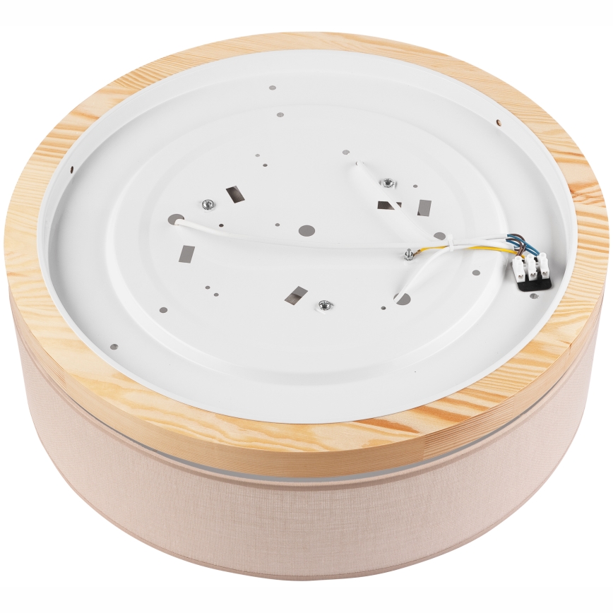 Brilagi - LED Stropna svjetiljka BELLADONNA 3xE27/15W/230V pr. 50 cm bež/bor