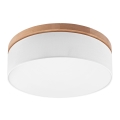 Brilagi - LED Stropna svjetiljka BELLADONNA 3xE27/15W/230V pr. 50 cm bijela/hrast