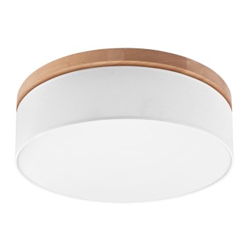 Brilagi - LED Stropna svjetiljka BELLADONNA 3xE27/15W/230V pr. 50 cm bijela/hrast