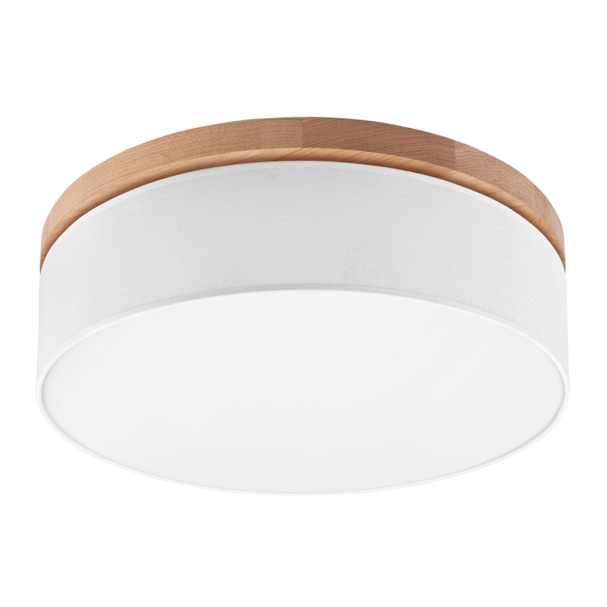 Brilagi - LED Stropna svjetiljka BELLADONNA 3xE27/15W/230V pr. 50 cm bijela/hrast