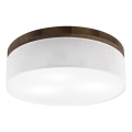 Brilagi - LED Stropna svjetiljka BELLADONNA 3xE27/15W/230V pr. 50 cm bijela/hrast