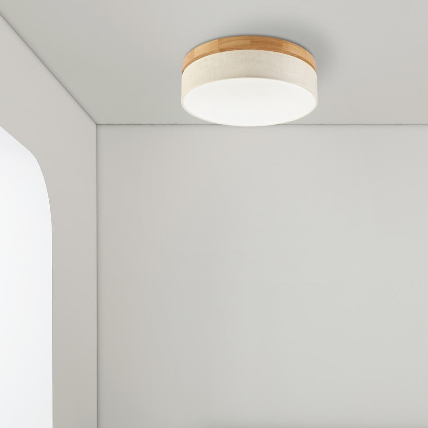 Brilagi - LED stropna svjetiljka BELLADONNA LED/36W/230V prom. 40 cm krem/hrast