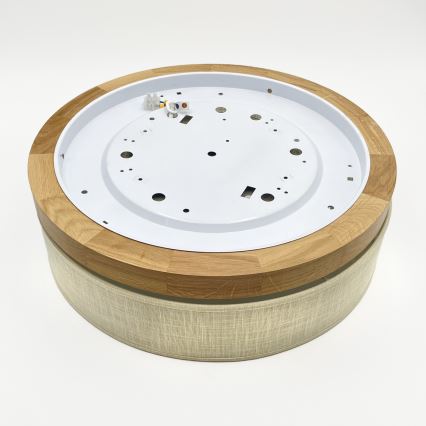 Brilagi - LED stropna svjetiljka BELLADONNA LED/36W/230V prom. 40 cm krem/hrast