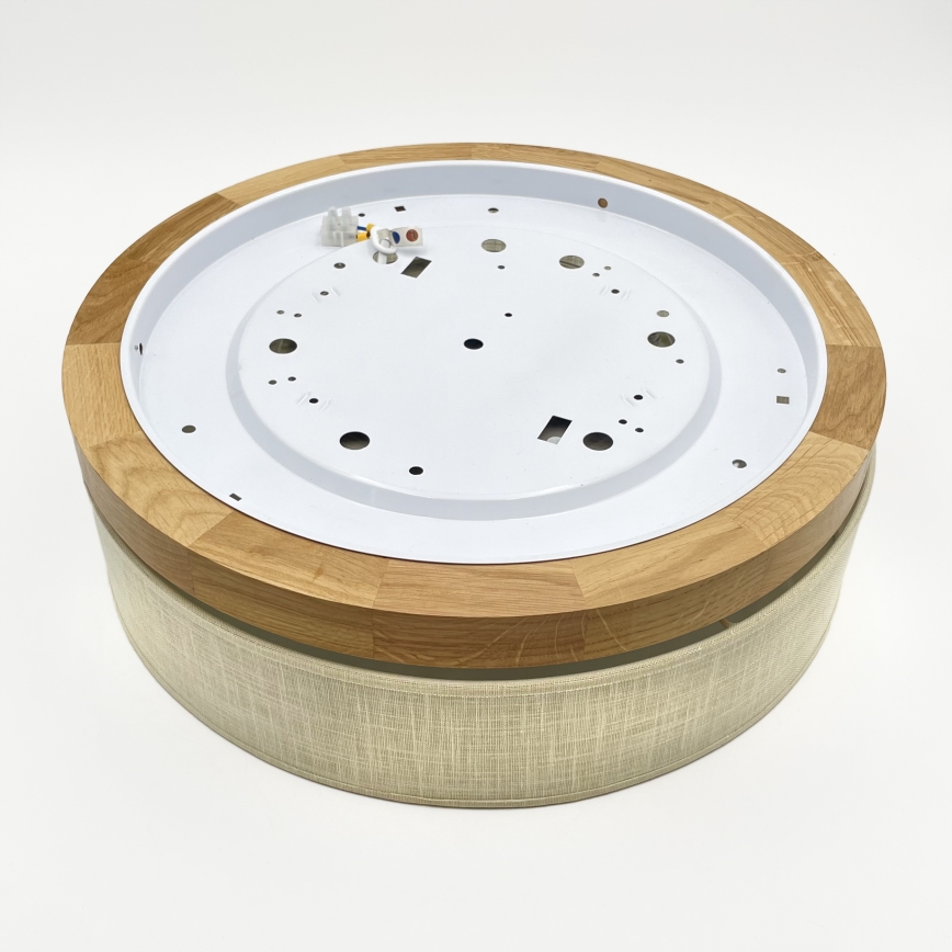 Brilagi - LED stropna svjetiljka BELLADONNA LED/36W/230V prom. 40 cm krem/hrast