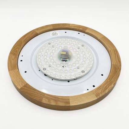 Brilagi - LED Stropna svjetiljka BELLADONNA LED/36W/230V Ø 40 cm krem/dub