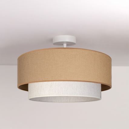 Brilagi - LED stropna svjetiljka BOHO ECO 1xE27/10W/230V Ø 40 cm bež/krem