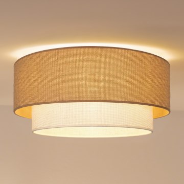 Brilagi - LED stropna svjetiljka BOHO ECO 1xE27/10W/230V Ø 40 cm bež/krem