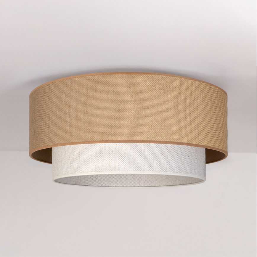 Brilagi - LED stropna svjetiljka BOHO ECO 1xE27/10W/230V Ø 40 cm bež/krem