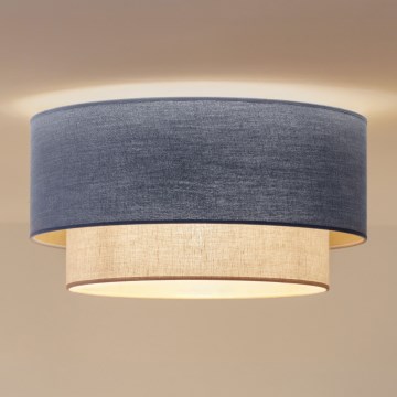 Brilagi - LED stropna svjetiljka BOHO ECO 1xE27/10W/230V Ø 40 cm plava/krem
