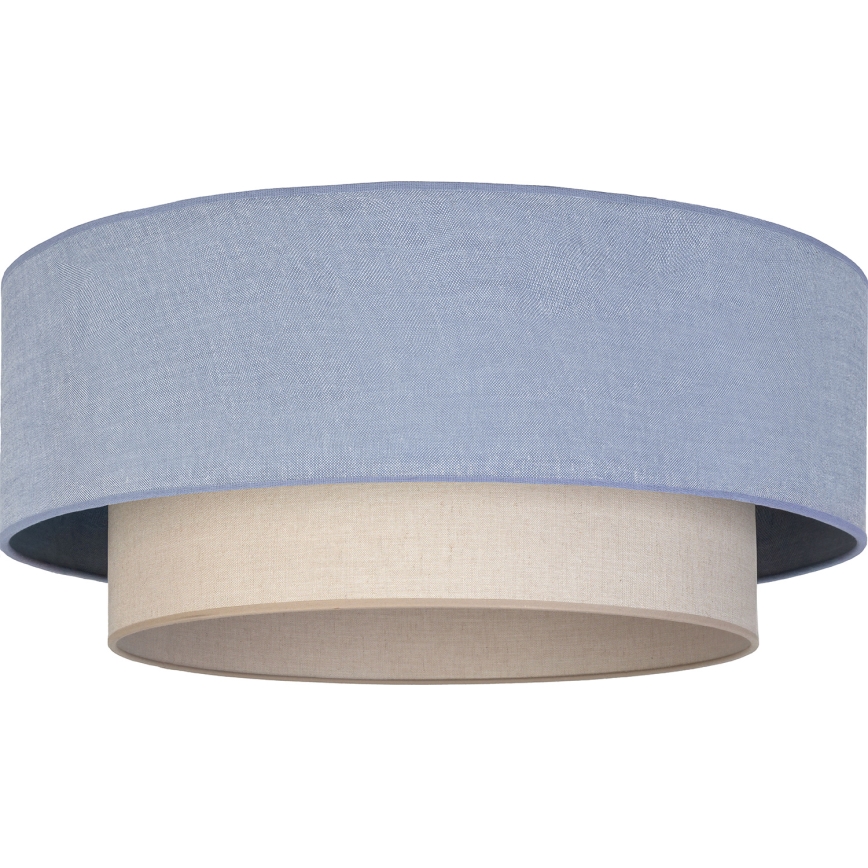 Brilagi - LED stropna svjetiljka BOHO ECO 1xE27/10W/230V Ø 40 cm plava/krem