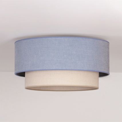 Brilagi - LED stropna svjetiljka BOHO ECO 1xE27/10W/230V Ø 40 cm plava/krem