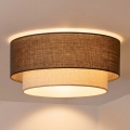 Brilagi - LED stropna svjetiljka BOHO ECO 1xE27/10W/230V Ø 40 cm smeđa/krem