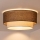 Brilagi - LED stropna svjetiljka BOHO ECO 1xE27/10W/230V Ø 40 cm smeđa/krem