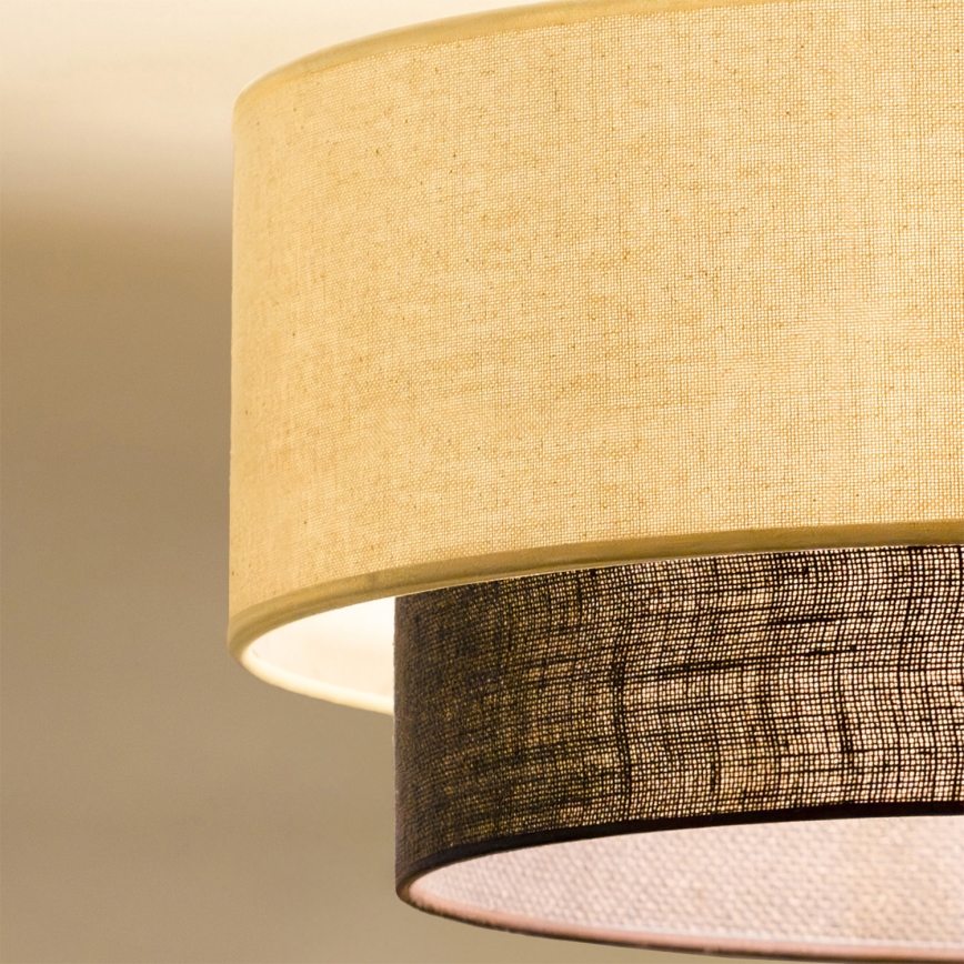 Brilagi - LED stropna svjetiljka BOHO STYLE 1xE27/15W/230V Ø 40 cm krem/smeđa