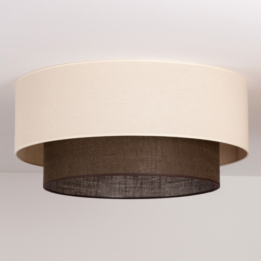 Brilagi - LED stropna svjetiljka BOHO STYLE 3xE27/15W/230V Ø 60 cm krem/smeđa