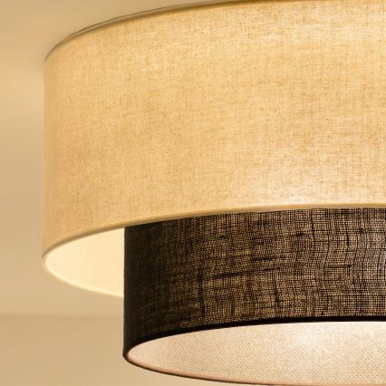 Brilagi - LED stropna svjetiljka BOHO STYLE 3xE27/15W/230V Ø 60 cm krem/smeđa