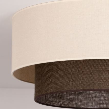 Brilagi - LED stropna svjetiljka BOHO STYLE 3xE27/15W/230V Ø 60 cm krem/smeđa