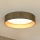 Brilagi - LED Stropna svjetiljka BOSTON ROLLER LED/24W/230V pr. 45 cm slama smeđa/zlatna