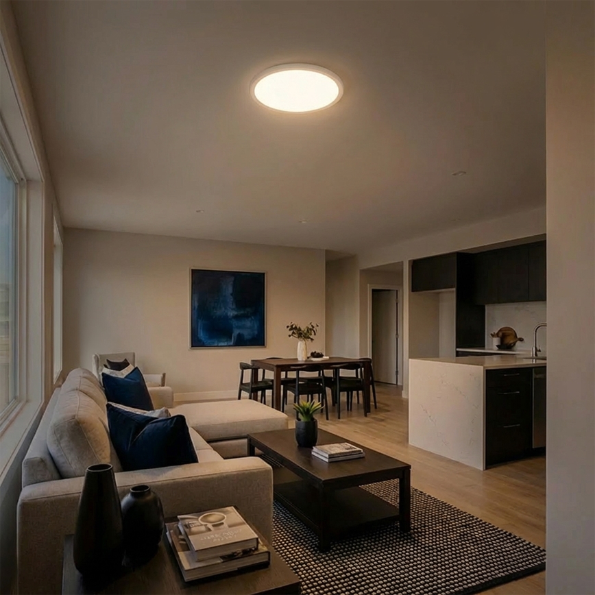 Brilagi - LED stropna svjetiljka CARLOS LED/24W/230V promjer 40 cm bijela