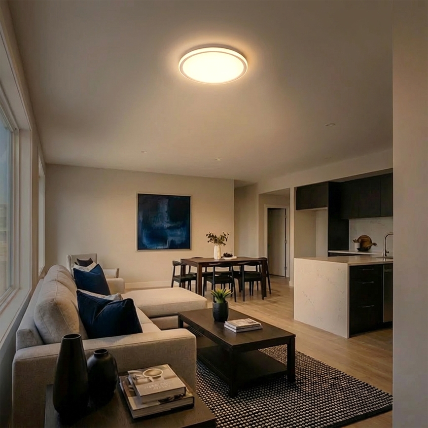 Brilagi - LED stropna svjetiljka CARLOS LED/24W/230V promjer 40 cm bijela