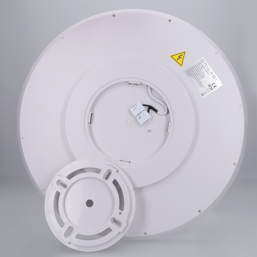 Brilagi - LED stropna svjetiljka CARLOS LED/24W/230V promjer 40 cm bijela