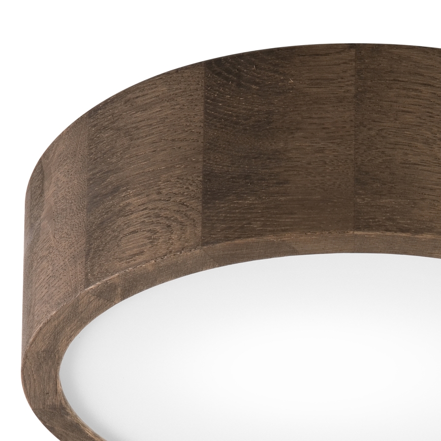 Brilagi - LED Stropna svjetiljka CARVALHO 1xE27/60W/230V hrast pr. 27 cm