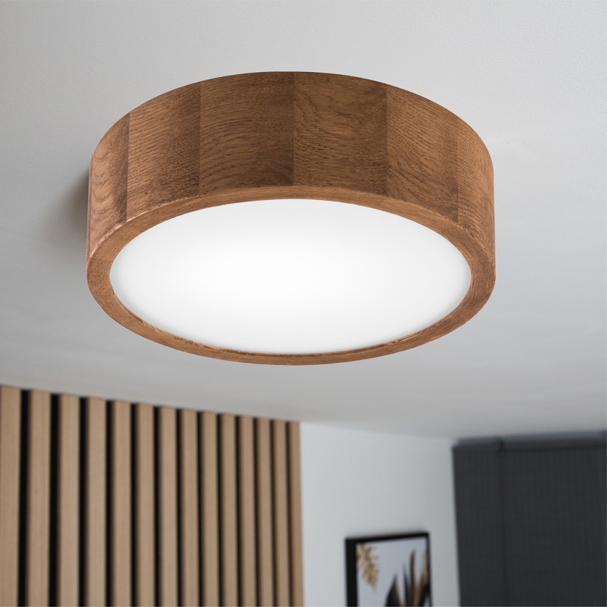 Brilagi - LED Stropna svjetiljka CARVALHO 1xE27/60W/230V hrast trešnja pr. 27 cm