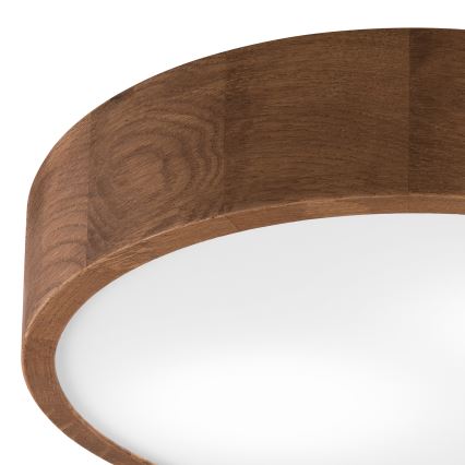 Brilagi - LED stropna svjetiljka CARVALHO 2xE27/15W/230V hrast-trešnja, Ø 37 cm