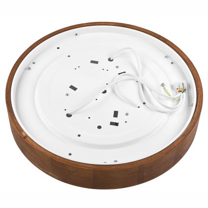 Brilagi - LED stropna svjetiljka CARVALHO 3xE27/15W/230V, hrast/trešnja, Ø 47 cm