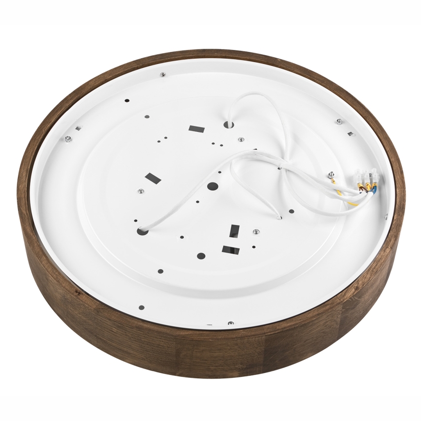 Brilagi - LED Stropna svjetiljka CARVALHO 3xE27/60W/230V hrast orah promjer 47 cm