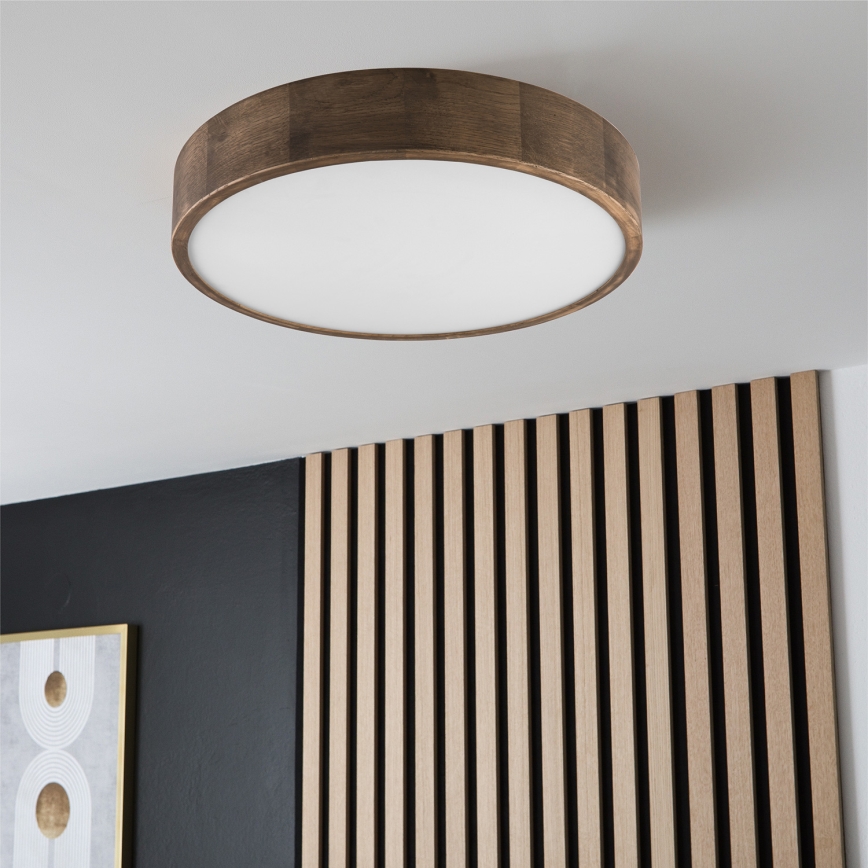 Brilagi - LED Stropna svjetiljka CARVALHO 3xE27/60W/230V hrast pr. 47 cm
