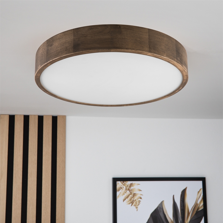 Brilagi - LED Stropna svjetiljka CARVALHO 3xE27/60W/230V hrast pr. 47 cm