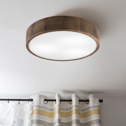 Brilagi - LED Stropna svjetiljka CARVALHO 3xE27/60W/230V hrast pr. 47 cm