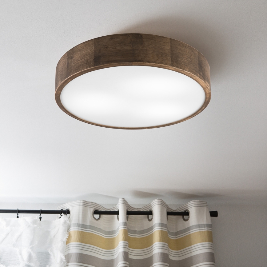 Brilagi - LED Stropna svjetiljka CARVALHO 3xE27/60W/230V hrast pr. 47 cm