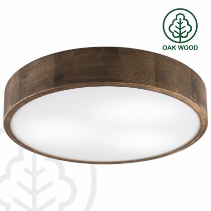 Brilagi - LED Stropna svjetiljka CARVALHO 3xE27/60W/230V hrast pr. 47 cm
