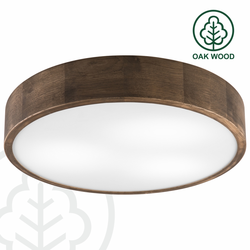 Brilagi - LED Stropna svjetiljka CARVALHO 3xE27/60W/230V hrast pr. 47 cm