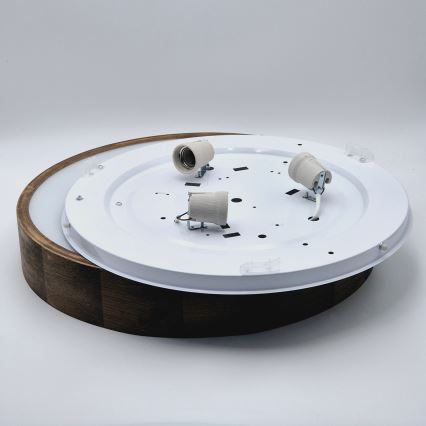 Brilagi - LED Stropna svjetiljka CARVALHO 3xE27/60W/230V hrast pr. 47 cm
