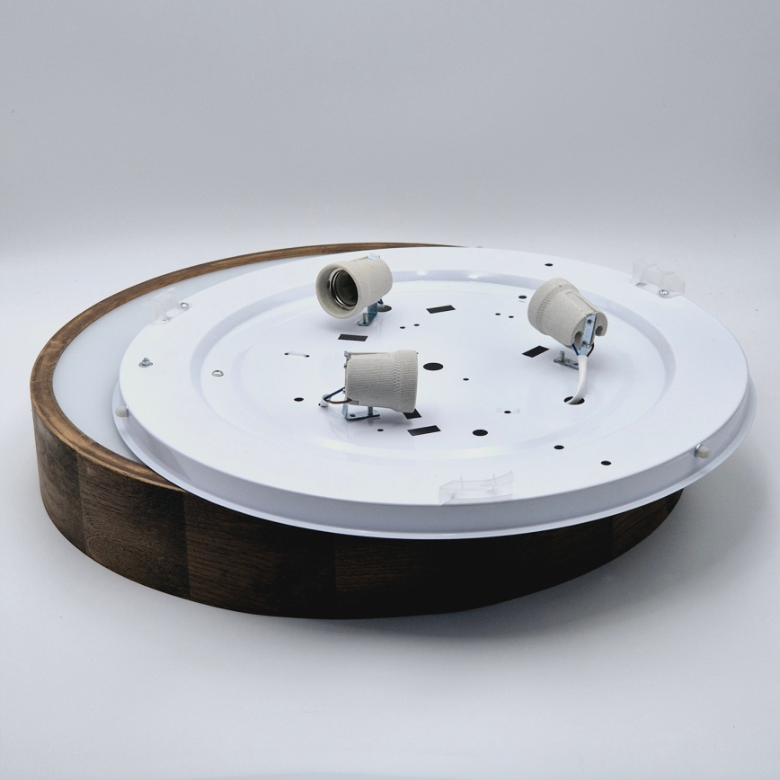 Brilagi - LED Stropna svjetiljka CARVALHO 3xE27/60W/230V hrast pr. 47 cm