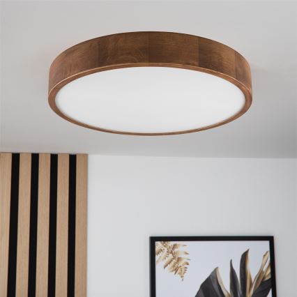 Brilagi - LED Stropna svjetiljka CARVALHO 3xE27/60W/230V hrast trešnja pr. 47 cm