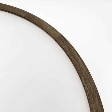 Brilagi - LED stropna svjetiljka CARVALHO 4xE27/60W/230V, dekor hrast-orah, promjer 57,5 cm