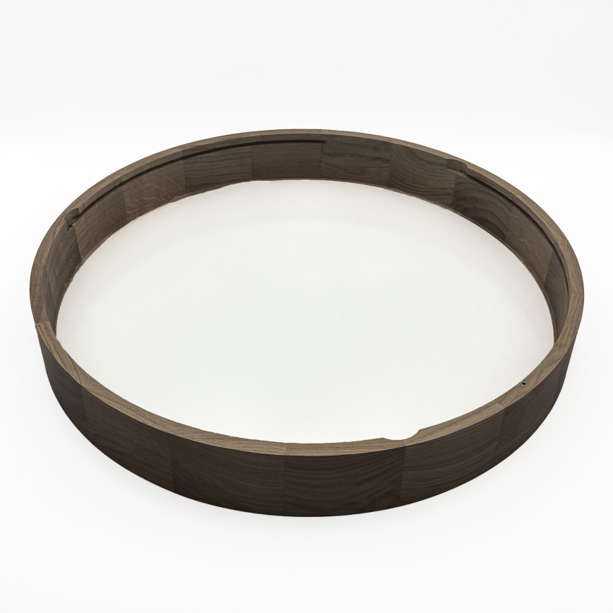 Brilagi - LED stropna svjetiljka CARVALHO 4xE27/60W/230V, dekor hrast-orah, promjer 57,5 cm