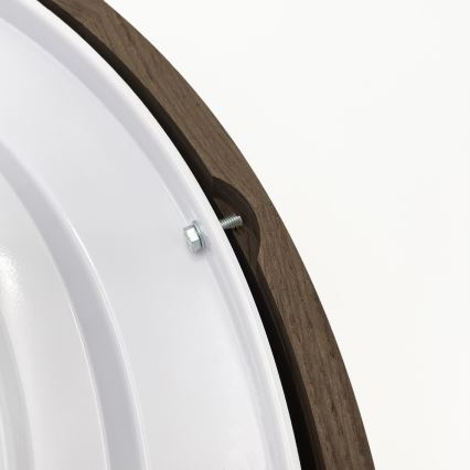 Brilagi - LED stropna svjetiljka CARVALHO 4xE27/60W/230V, dekor hrast-orah, promjer 57,5 cm