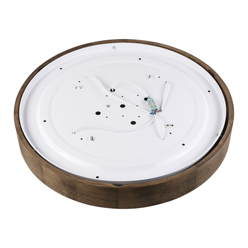 Brilagi - LED stropna svjetiljka CARVALHO 4xE27/60W/230V, dekor hrast-orah, promjer 57,5 cm