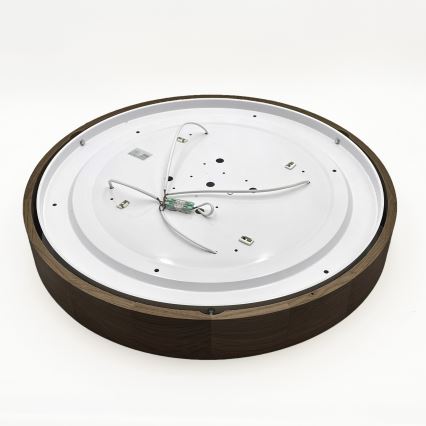 Brilagi - LED stropna svjetiljka CARVALHO 4xE27/60W/230V, dekor hrast-orah, promjer 57,5 cm