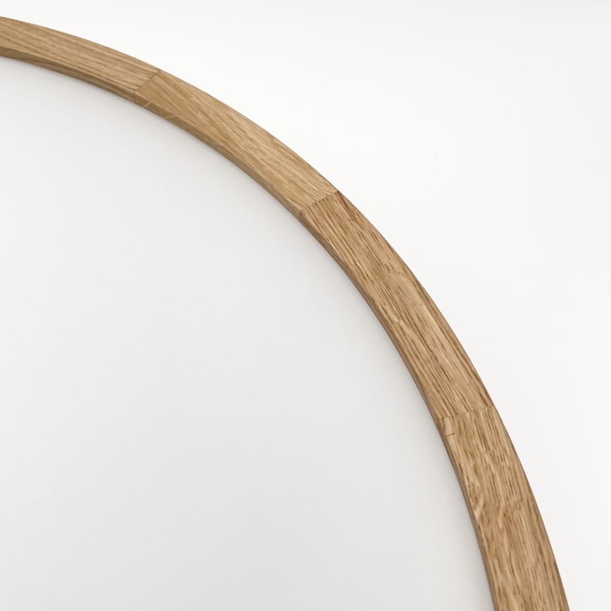 Brilagi - LED stropna svjetiljka CARVALHO 4xE27/60W/230V hrast, promjer 57,5 cm