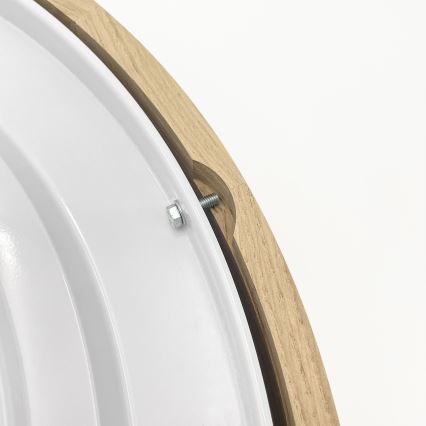 Brilagi - LED stropna svjetiljka CARVALHO 4xE27/60W/230V hrast, promjer 57,5 cm