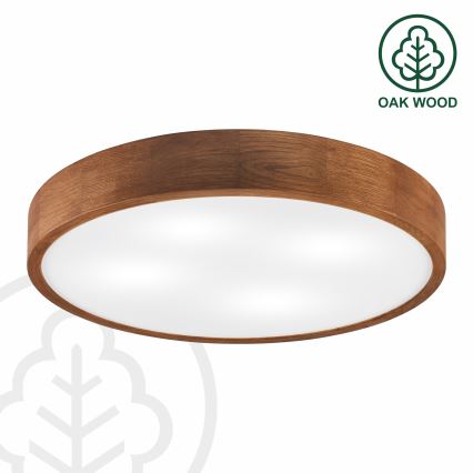 Brilagi - LED Stropna svjetiljka CARVALHO 4xE27/60W/230V hrast trešnja pr. 57,5 cm